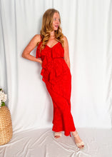 Afbeelding in Gallery-weergave laden, Romantic Frill Dress - red
