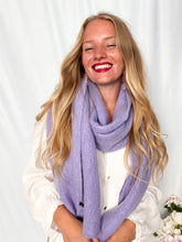 Afbeelding in Gallery-weergave laden, Plain Knitted Scarf - lila
