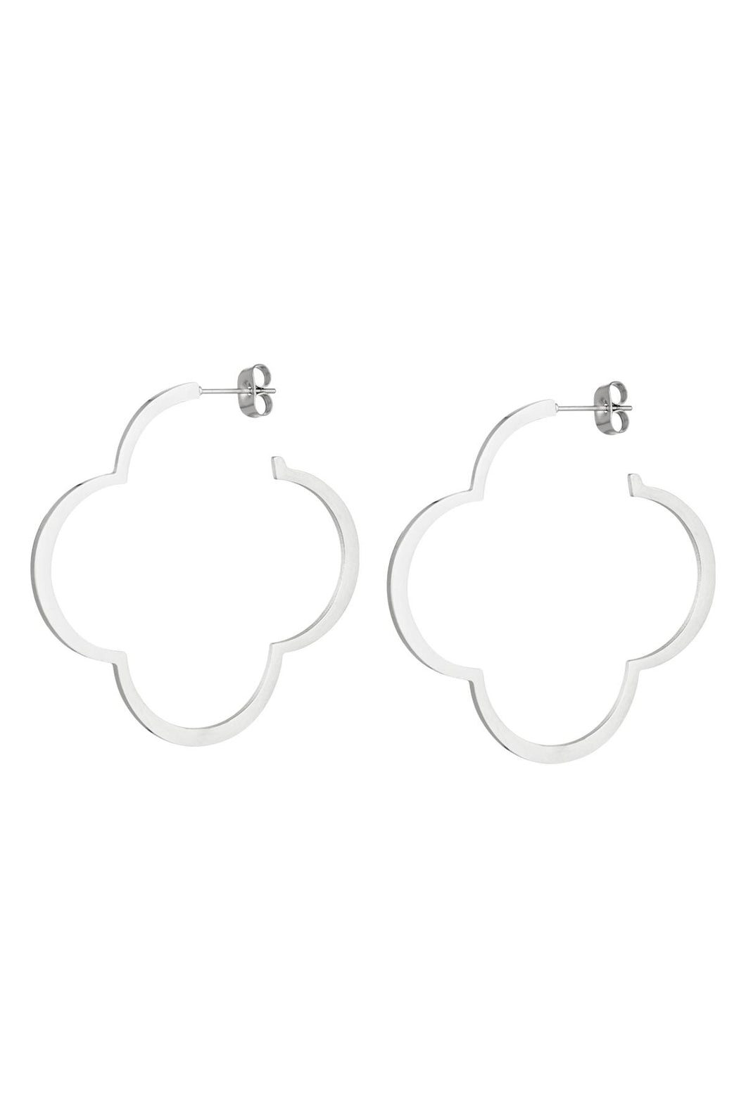 Clover Earrings - silver