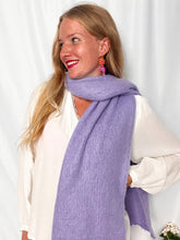 Afbeelding in Gallery-weergave laden, Plain Knitted Scarf - lila

