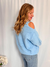 Afbeelding in Gallery-weergave laden, Cut Out Sweater - blue
