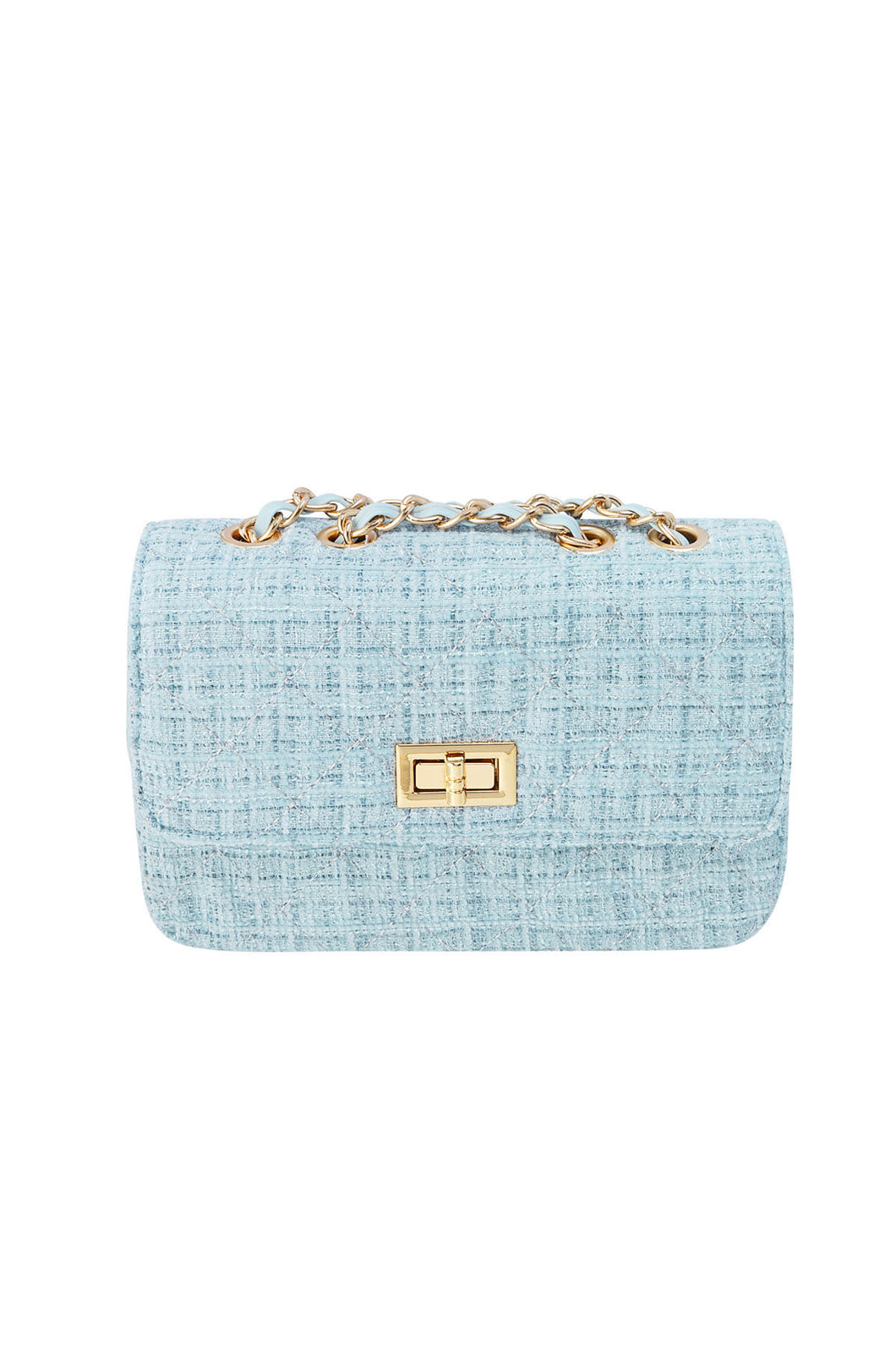 French Vibes Crossbody Bag - blue/grey