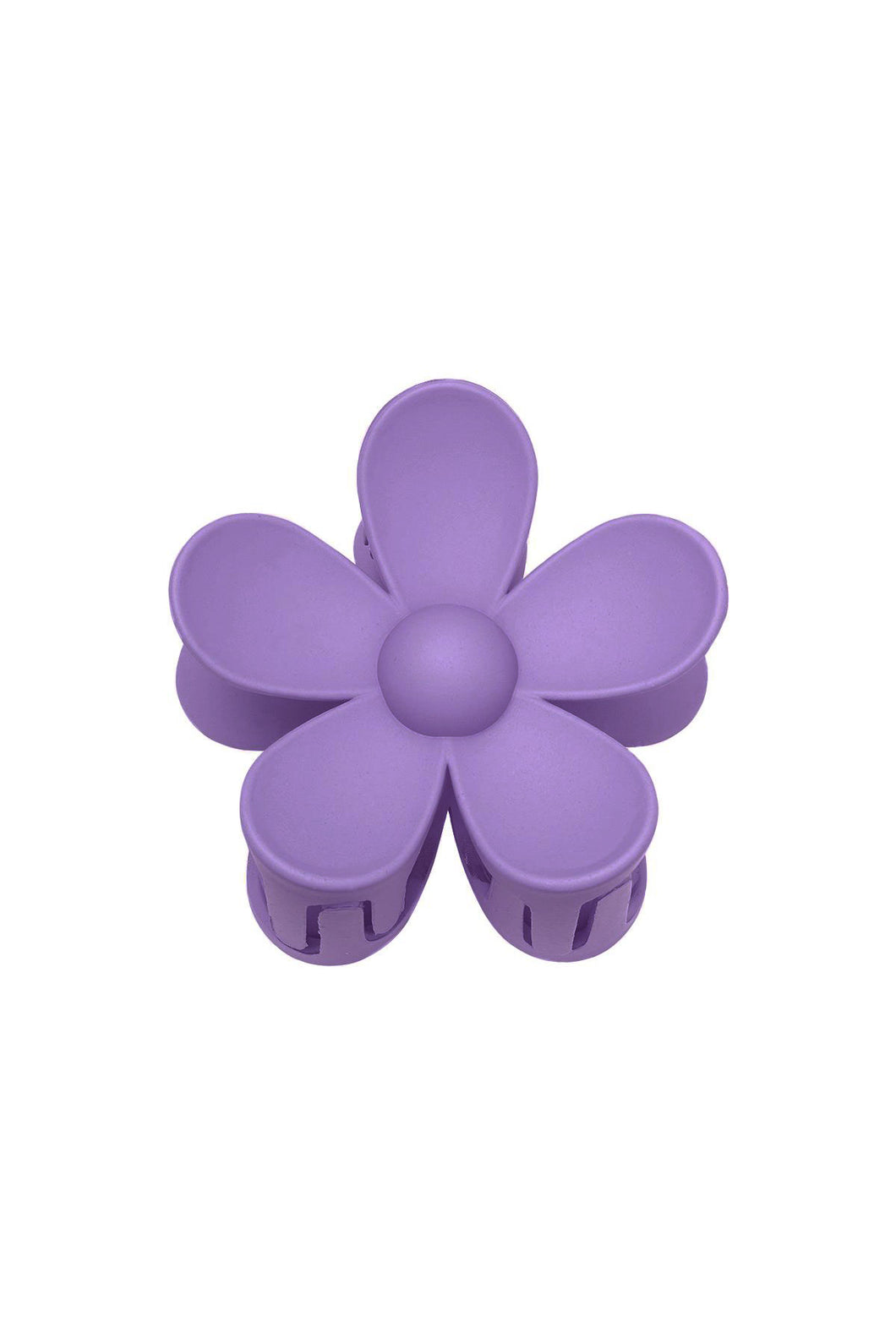 Flower Hair Clip - purple
