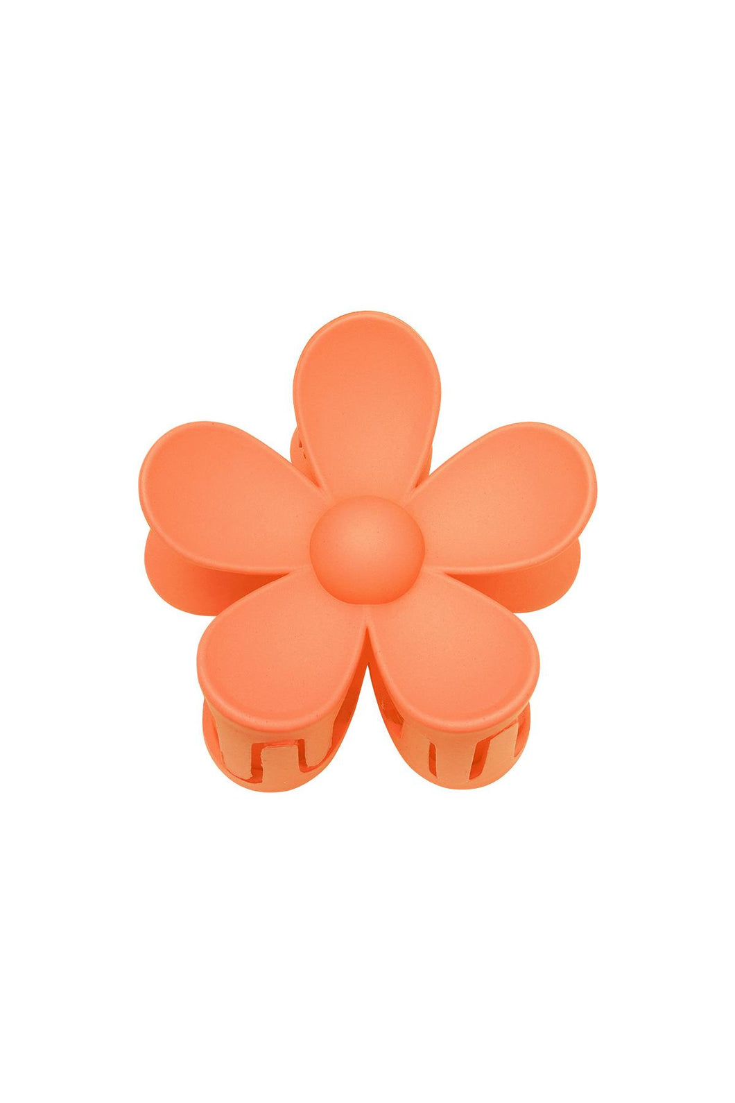 Flower Hair Clip - orange
