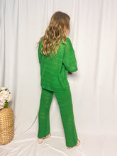 Afbeelding in Gallery-weergave laden, Open Knit Set - green

