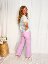 Afbeelding in Gallery-weergave laden, Cropped Flare Jeans - lila
