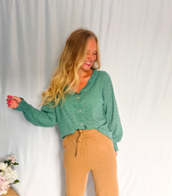 Afbeelding in Gallery-weergave laden, Emma Embroidered Blouse - turqoise
