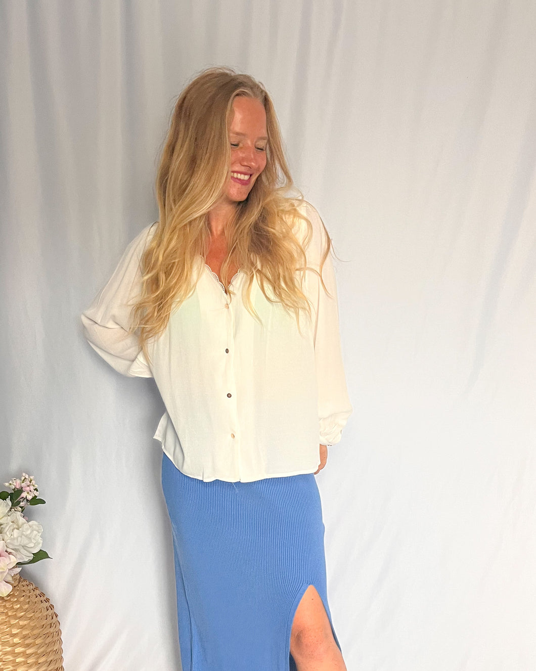 Pippa Blouse - white