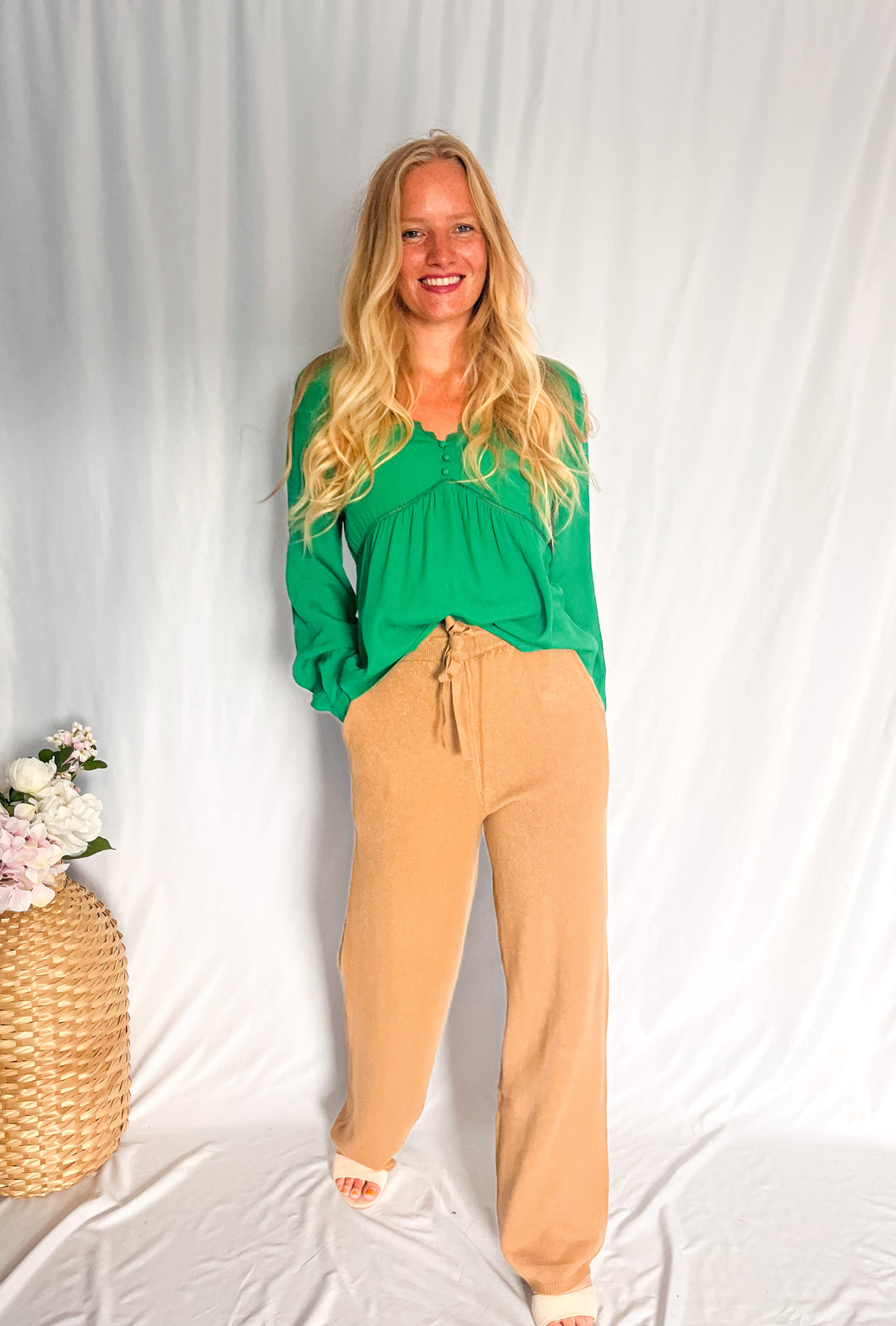 Koko Knit Pants - camel