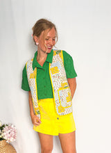 Afbeelding in Gallery-weergave laden, Patchwork Gilet - yellow
