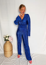 Afbeelding in Gallery-weergave laden, Pleated Jumpsuit - royal blue
