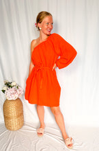 Afbeelding in Gallery-weergave laden, Assymetric Tetra Dress - orange

