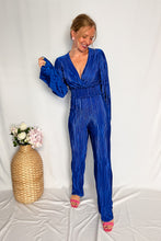 Afbeelding in Gallery-weergave laden, Pleated Jumpsuit - royal blue

