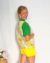 Afbeelding in Gallery-weergave laden, Patchwork Gilet - yellow
