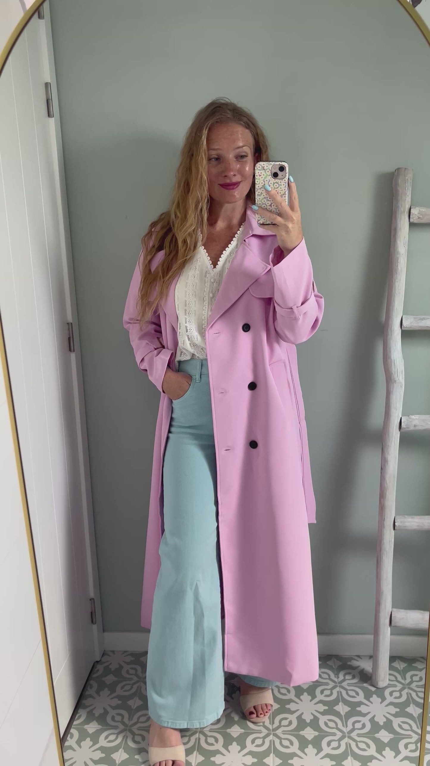 Spring Trenchcoat - pink