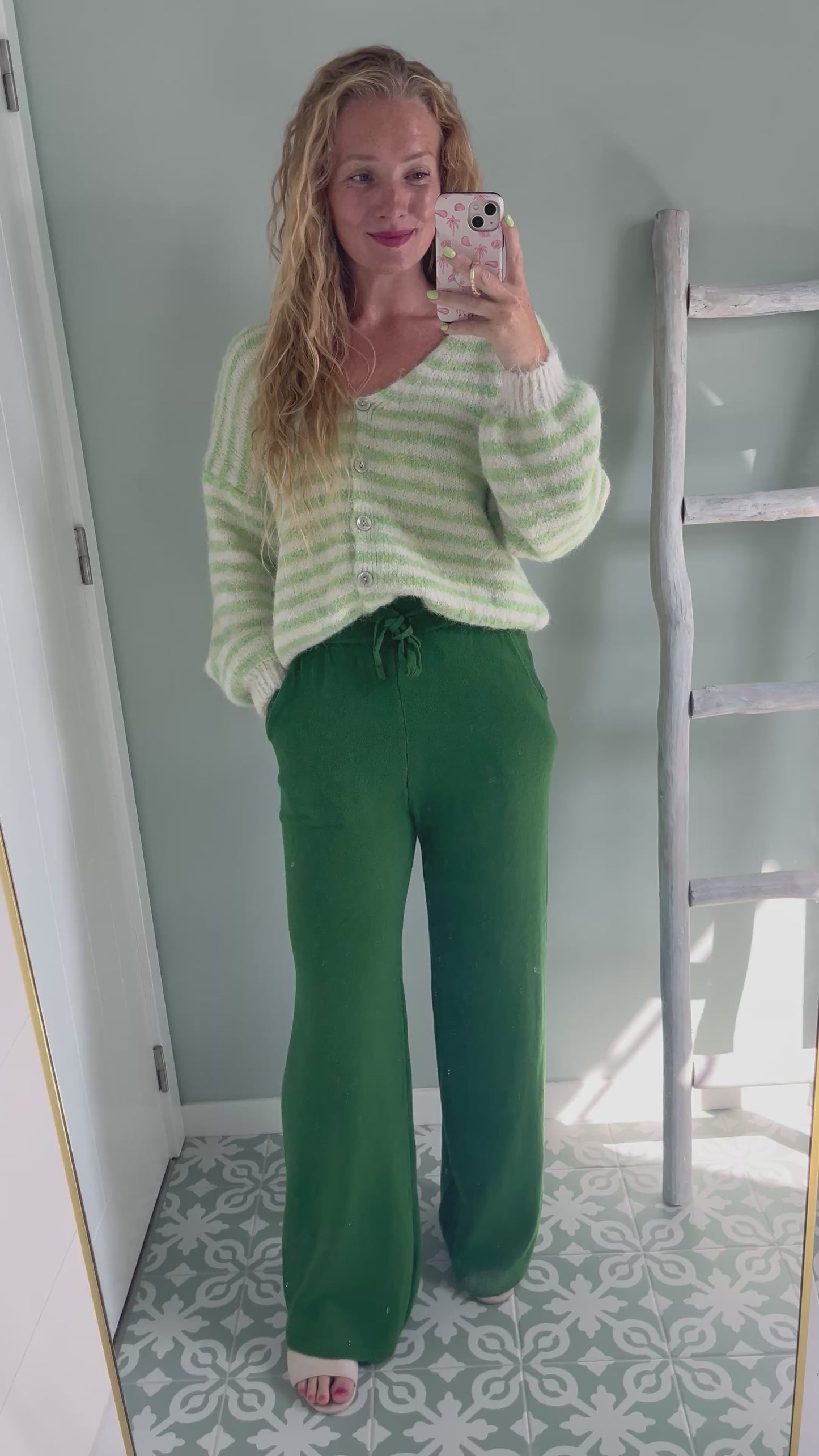 Comfy Knit Pants - green