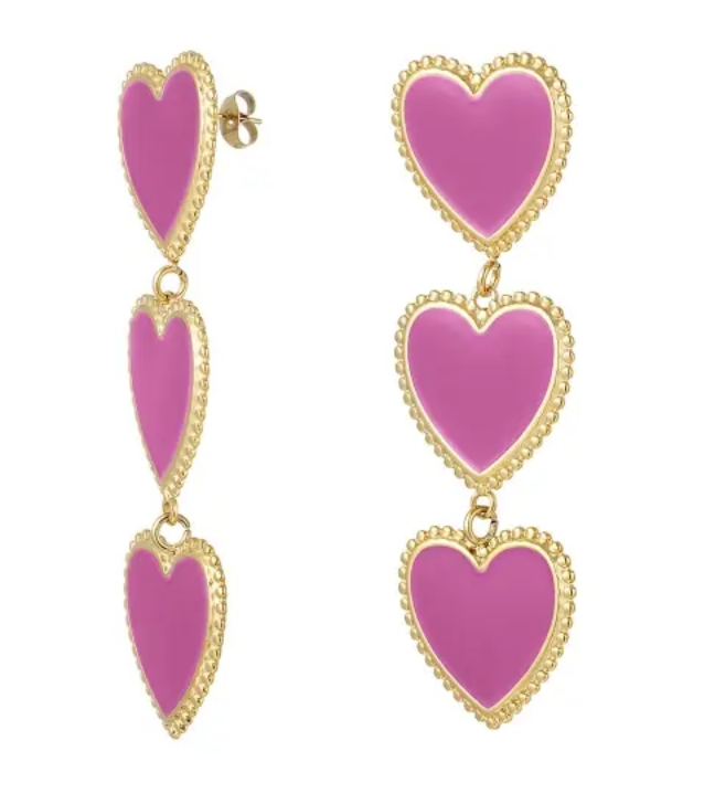 Self-Love Earrings - pink