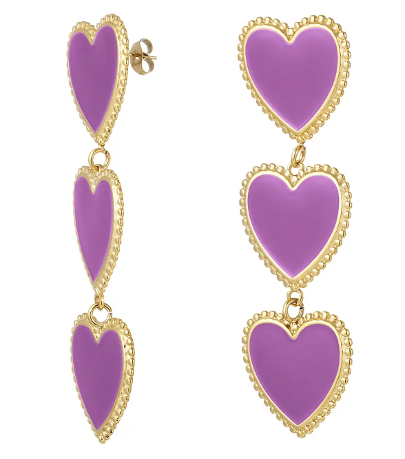 Self-Love Earrings - lila